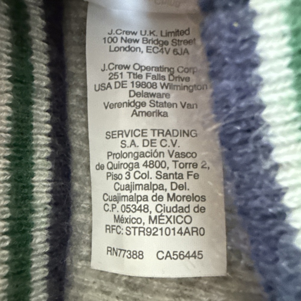 Madewell Rainbow Trim Cashmere Sweater Size XS - Picture 14 of 16